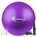 SmarterLife Exercise Ball, Yoga Ball for Gym, Balance, Stability, Pregnancy