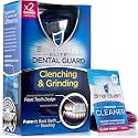 SmartGuard Dental Guard Night Guard for Clenching, Bruxism, and Grinding Dentist Designed Includes 2 Guards, 1 Travel Case, and a 60-Day Supply of Premium Cleaning Crystals