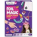 Smartivity Paper Smartcraft Art&amp;Craft Activity Kit,Foil Magic Jewelry &amp; Bracelets Making Craft Kit For Kids Age 4-10 Years,25 Jewelery,50+ Foils,70+ Stickers,Birthday Gift For Girls &amp; Boys,Multicolor