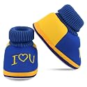 SMARTOTS Soft Comfortable and Skin Friendly Slip-On Cotton Casual Winter Booties for 0-9 Months Baby Boy &amp; Baby Girl