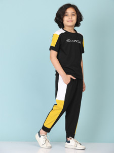 SmartRAHO Boys Casual T-shirt Track Pants