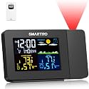 SMARTRO SC91 Projection Alarm Clock for Bedrooms with Weather Station
