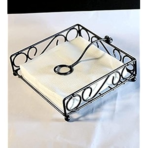decorative iron tissue holder napkin holder stand