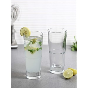 smartserve oxford tall vodkamocktailcocktail glass set 290ml set of 6 transparent