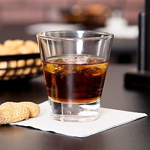 smartserve oxford whiskey glass set of 6 transparent 255ml  perfect for gifting