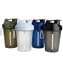 Smartshake Lite 4 Pack 400 ml/13.5 oz Protein Shaker Bottle | Silent Mixing | Leak-Proof Shaker Bottle | Shaker Cups For Protein Shakes | Gym Shaker Bottle | BPA-Free, Dishwasher Safe | Multicolor