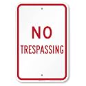 SmartSign "No Trespassing" Sign | 12" x 18" 3M Engineer Grade Reflective Aluminum