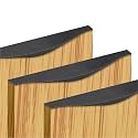SmartSlide Aluminum Profile Handle for Kitchen Drawer/Handle for Drawer/Modular Kitchen Drawer Profile Handle (Pack of 3, 22 Inch)