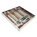 SmartSlide Stainless Steel Cutlery Tray For Kitchen Drawer Silverware Organizer Flatware Storage Organizer For Kitchen (18 X 19 Inch), Utensils