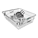 SmartSlide Stainless Steel Dish Drainer/Utensil Drainer Kitchen Rack/Bartan Basket/Utensil Drying Rack/Kuda Basket/Kitchen Stand 54 x 43 x 20.5 CMS(Size 2)