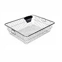 SmartSlide Stainless Steel Dish Drainer/Utensil Drainer Kitchen Rack/Bartan Basket/Utensil Drying Rack/Kuda Basket/Kitchen Stand (15 x 20)
