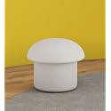 Smartsters Engineered Wood Sitting Stool with Storage Box | Cushioned Seating | Soft Edges | Textured Finish| Mushroom | Frosty White Colour| 16 x 17 x 17 inches
