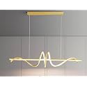 Smartway® 44 Watt Panache Smart Linear LED Chandelier for Living Room, Dining Room, Bedroom | Smart Voice Assist App Control and 3 Color Mode (Warm, Cold &amp; Natural White)