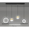 Smartway® 64 Watt Eris Modern LED Linear Chandelier for Kitchen Dining Table, Restaurant Cafe Bar, Hotels, Office &amp; Home Décor Smart Voice Assist App Control 3 Color Mode (Warm, Cold &amp; Natural)