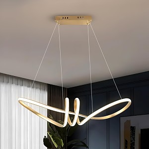 smartway  twing 92w  62 cm  height adjustable  3 light mode  modern led ceiling chandelier for living room dining bedroom hall kitchen officeluxury decorative lighting