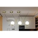 Smartway® – Linear Invite| 120 Cm |Height Adjustable | 3 Light Mode | Modern LED Ceiling Chandelier for Living Room, Dining, Bedroom, Hall, Kitchen, Office, Luxury Decorative Lighting