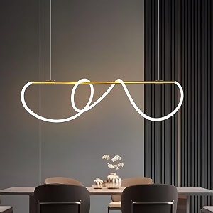 smartway  lumiline 52w  160 cm height adjustable  3 light mode  modern led ceiling chandelier for living room dining bedroom hall kitchen office luxury decorative lighting