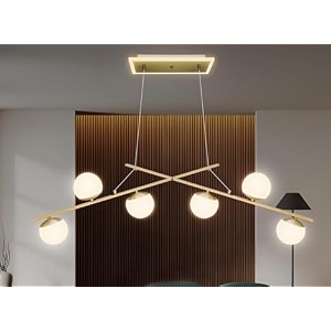 smartway  smart nora 120 cm  google amp alexa  height adjustable  3 light mode  modern led ceiling chandelier for living room dining bedroom hall kitchen officeluxury decorative lighting
