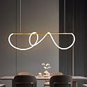 Smartway® – Lumiline 52W | 160 Cm |Height Adjustable | 3 Light Mode | Modern LED Ceiling Chandelier for Living Room, Dining, Bedroom, Hall, Kitchen, Office, Luxury Decorative Lighting
