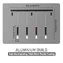 Smartway® Smart Linear LED Chandelier for Living Room, Dining Room, Bedroom | Smart Voice Assist App Control and 3 Color Mode (Warm, Cold &amp; Natural White) (Mountbatten)