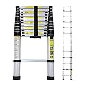 Smarty 14 Feet Portable Lightweight Adjustable Compact Stable 4.1 Meter Telescopic Aluminium Ladder for Home and Outdoor