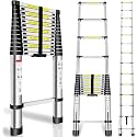 Smarty 16.5 Feet Portable Lightweight Adjustable Compact Stable 5 Meter Telescopic Aluminium Ladder for Home and Outdoor
