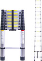 Smarty 17 Feet Portable Adjustable Lightweight Compact Stable 5.2 Meter Telescopic Aluminium Ladder