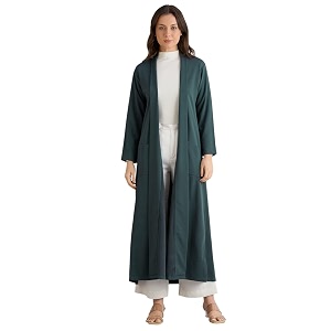 Smarty Pants womens cotton open front trench