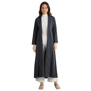 Smarty Pants womens cotton open front trench