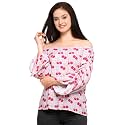 Smarty Pants Women Cherry Print Off Shoulder