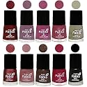 Nail Paint | Glossy &amp; Shine Nail Polish Combo| 6 ml Each) - Set of 10 Multicolor,05777