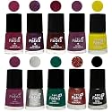Nail Paint | Glossy &amp; Shine Nail Polish Combo| 6 ml Each) - Set of 10 Multicolor,05931