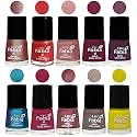Nail Paint | Glossy &amp; Shine Nail Polish Combo| 6 ml Each) - Set of 10 Multicolor,05253