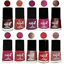 Nail Paint | Glossy &amp; Shine Nail Polish Combo| 6 ml Each) - Set of 10 Multicolor,04948