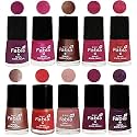 Nail Paint | Glossy &amp; Shine Nail Polish Combo| 6 ml Each) - Set of 10 Multicolor,05050
