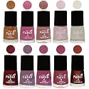 Nail Paint | Glossy &amp; Shine Nail Polish Combo| 6 ml Each) - Set of 10 Multicolor,05650