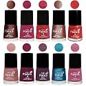 Nail Paint | Glossy &amp; Shine Nail Polish Combo| 6 ml Each) - Set of 10 Multicolor,05117