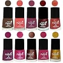 Nail Paint | Glossy &amp; Shine Nail Polish Combo| 6 ml Each) - Set of 10 Multicolor,04834
