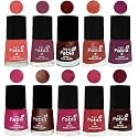 Nail Paint | Glossy &amp; Shine Nail Polish Combo| 6 ml Each) - Set of 10 Multicolor,04873