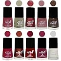 Nail Paint | Glossy &amp; Shine Nail Polish Combo| 6 ml Each) - Set of 10 Multicolor,05832
