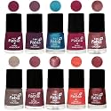 Nail Paint | Glossy &amp; Shine Nail Polish Combo| 6 ml Each) - Set of 10 Multicolor,05351