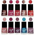 Nail Paint | Glossy &amp; Shine Nail Polish Combo| 6 ml Each) - Set of 10 Multicolor,05122