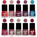 Nail Paint | Glossy &amp; Shine Nail Polish Combo| 6 ml Each) - Set of 10 Multicolor,05285