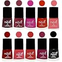 Nail Paint | Glossy &amp; Shine Nail Polish Combo| 6 ml Each) - Set of 10 Multicolor,05383