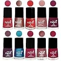 Nail Paint | Glossy &amp; Shine Nail Polish Combo| 6 ml Each) - Set of 10 Multicolor,05208