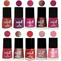 Nail Paint | Glossy &amp; Shine Nail Polish Combo| 6 ml Each) - Set of 10 Multicolor,05019