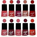Nail Paint | Glossy &amp; Shine Nail Polish Combo| 6 ml Each) - Set of 10 Multicolor,05471