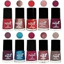 Nail Paint | Glossy &amp; Shine Nail Polish Combo| 6 ml Each) - Set of 10 Multicolor,05190