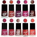 Nail Paint | Glossy &amp; Shine Nail Polish Combo| 6 ml Each) - Set of 10 Multicolor,04944