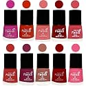 Nail Paint | Glossy &amp; Shine Nail Polish Combo| 6 ml Each) - Set of 10 Multicolor,05414